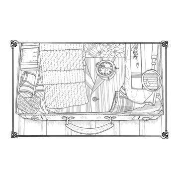 Fantastic Beasts And Where To Find Them: A Book Of 20 Postcards to Colour
